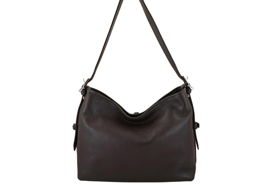 Codzienna torebka damska na ramię - Brązowa ciemna