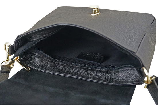 Torebka Barberinis ze złotym zapięciem - Czarna 