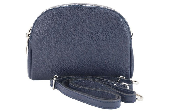 Listonoszka - mała torebka przez ramię - Różowa pudrowa 