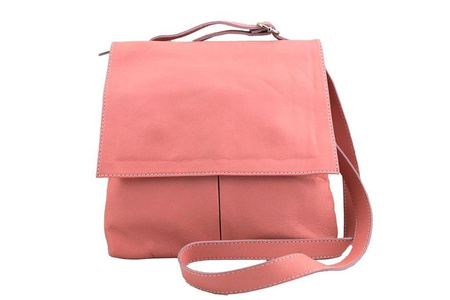 Torebki skórzane listonoszki - Barberini's - Czarny