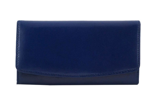 Skórzany portfel damski - Barberini's - Czarny