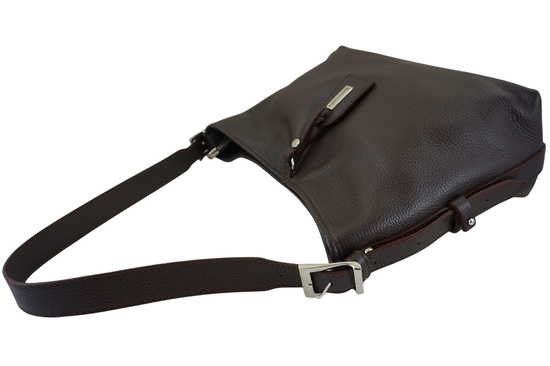 Codzienna torebka damska na ramię - Brązowa ciemna