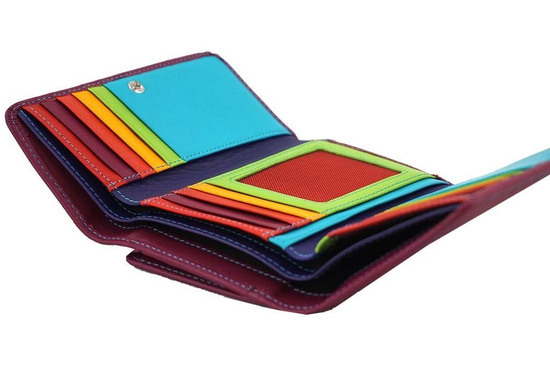 Barberini's klasyczny portfel damski - Fuksja 