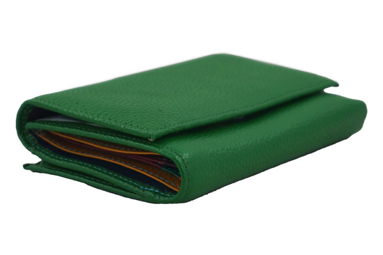 Funkcjonalny portfel damski - Zielony