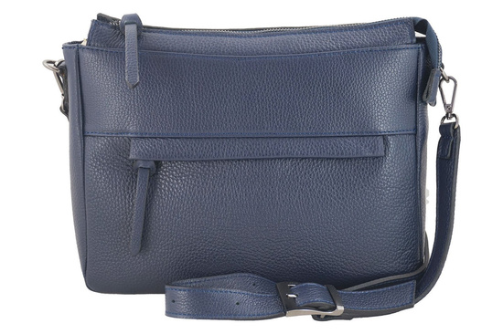 Torebka listonoszka na regulowanym pasku - Beżowa ciemna 