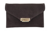 Stylowa kopertówka zamszowa Barberinis - Brązowa ciemna