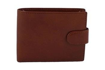 Portfel męski skórzany Barberinis - Brązowy