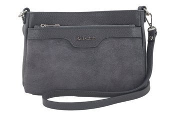 Wizytowa torebka damska skórzana - Szara ciemna