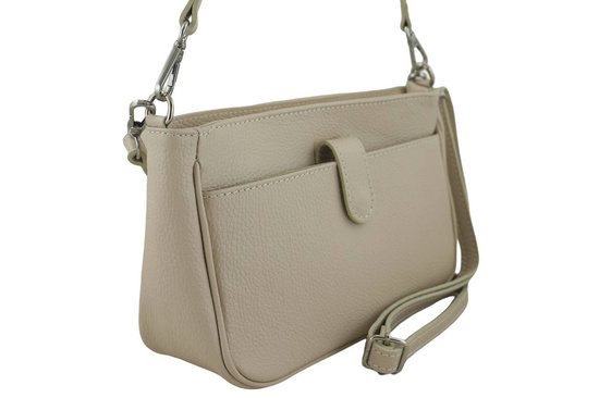 Torebki listonoszki na ramię - Beżowe jasne 