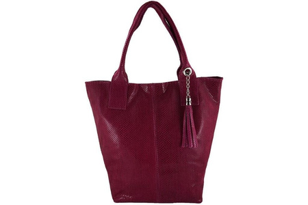 Torebki worki zamszowe - Barberini's - Granatowy