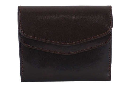 Barberini's portfel ze skóry naturalnej Granatowy