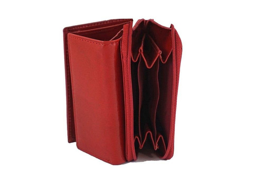 Barberini's - portfel skórzany damski - Brązowy