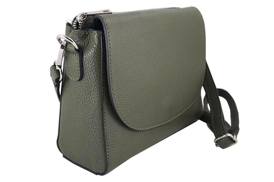 Torebka listonoszka damska - Zielona ciemna 