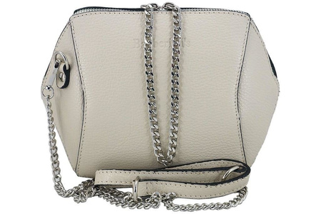 Torebka listonoszka na łańcuszku - Czarna