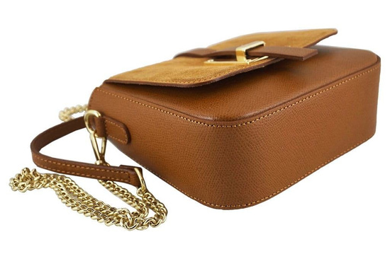 Wizytowa listonoszka na ramię - Barberini's - Szara jasna 