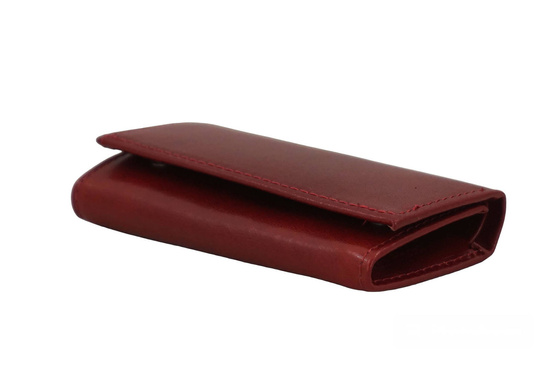 Etui skórzane na klucze / portfel - Czerwone 