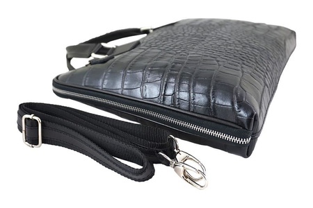 Torba na laptopa damska skórzana Barberinis - Czerwona