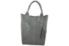Torebki worki zamszowe - Barberini's - Chabrowy 