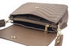 Torebka skórzana crossbody włoska - Granatowa 