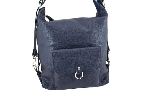 Torebki - plecaki/worki skórzane - Barberini's - Szary