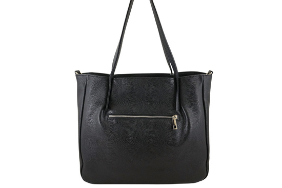 Shopperka damska skórzana Barberinis - Czarna 