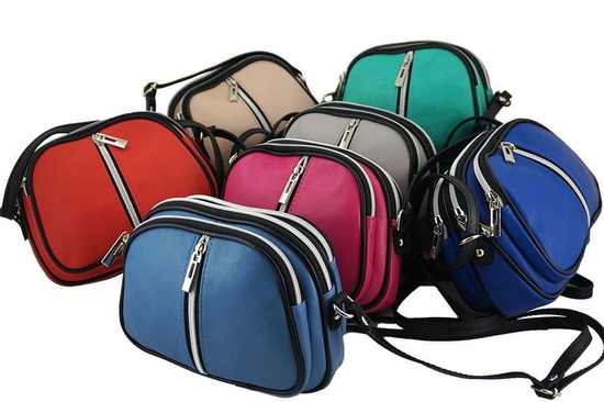 Listonoszka damska - Barberini's - Szaro - czarna 