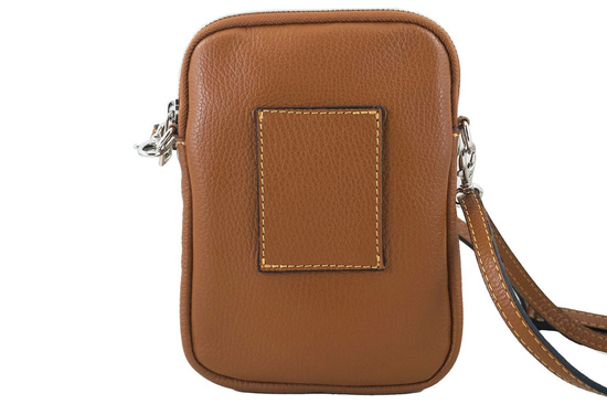 Skórzane etui na telefon - Żółte ciemne