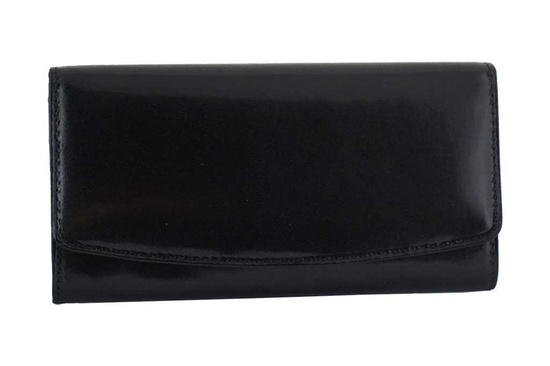 Skórzany portfel damski - Barberini's - Czarny