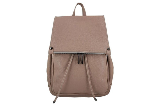 Plecak damski skórzany - Barberinis - Czerwony 