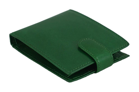 Portfel męski skórzany Barberini's - Zielony ciemny 