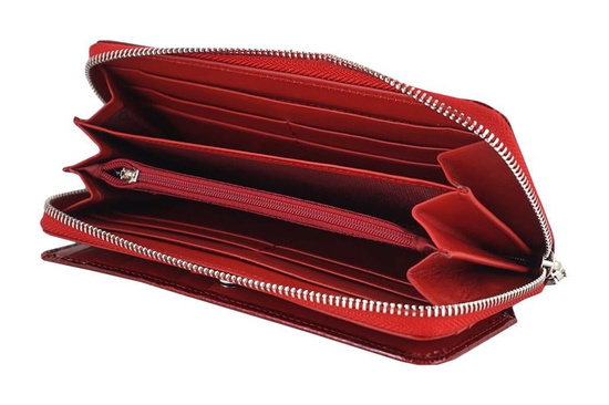 CONTI - elegancki portfel damski - Czarny 