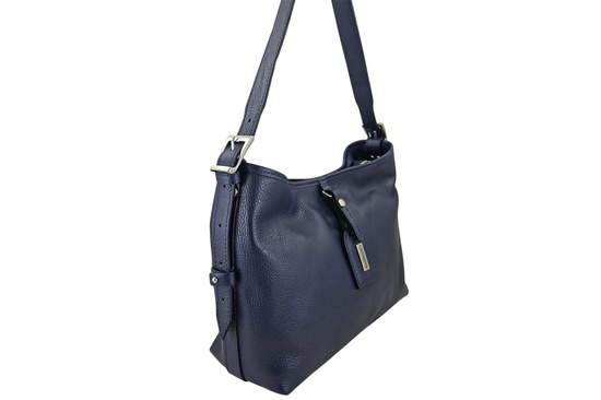 Codzienna torebka damska na ramię - Granatowa