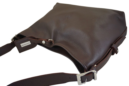 Codzienna torebka damska na ramię - Brązowa ciemna