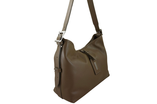 Codzienna torebka damska na ramię - Beżowa ciemna