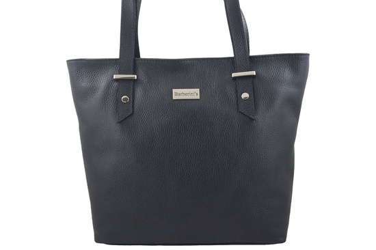 Shopper bag - duża torebka miejska - Czarna