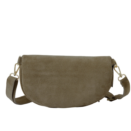 Zamszowa nerka damska Barberinis - Beżowa 