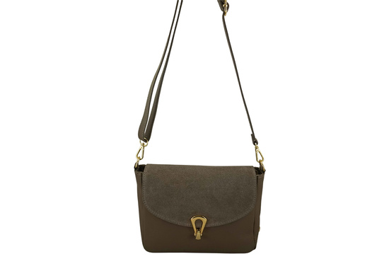 Torebka Barberinis ze złotym zapięciem - Beżowa ciemna 