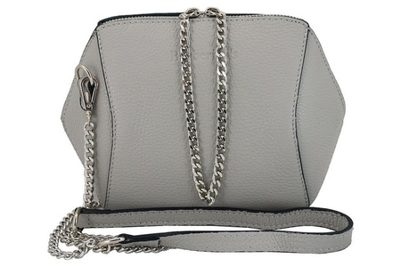 Torebka listonoszka na łańcuszku - Czarna