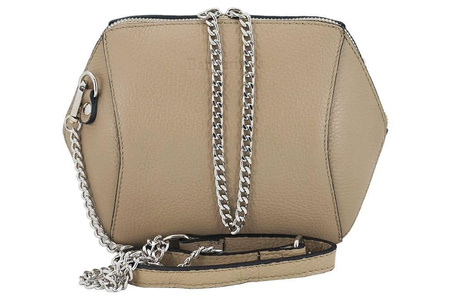 Torebka listonoszka na łańcuszku - Czarna