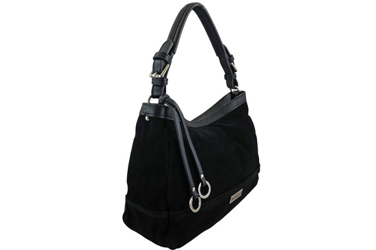 Torebka Barberinis zamszowa klasyczna - Czarna