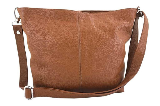 Listonoszki damskie skórzane - Szare jasne