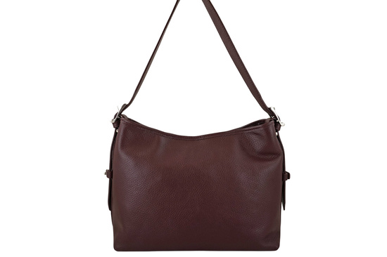 Codzienna torebka damska na ramię - Bordowa