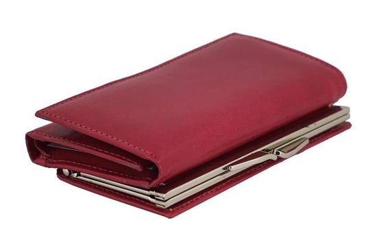 Portfel damski skórzany - Barberini's - Szary 