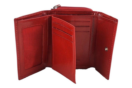 Barberini's - portfel skórzany damski - Fuksja