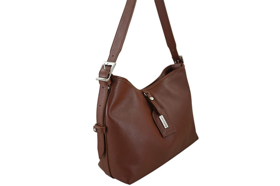 Codzienna torebka damska na ramię - Brązowa 