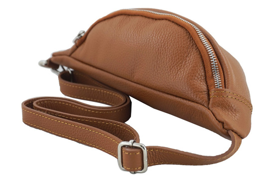 Torebka damska saszetka nerka Casual Szara ciemna