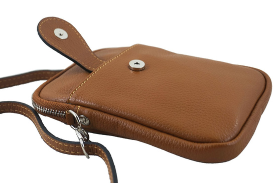 Skórzane etui na telefon - Szare