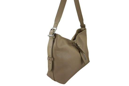 Codzienna torebka damska na ramię - Beżowa