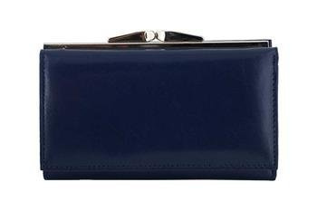 Portfel damski skórzany - Barberini's - Granatowy