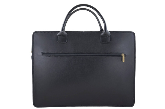 Aktówka męska skórzana Barberinis - Czarny 